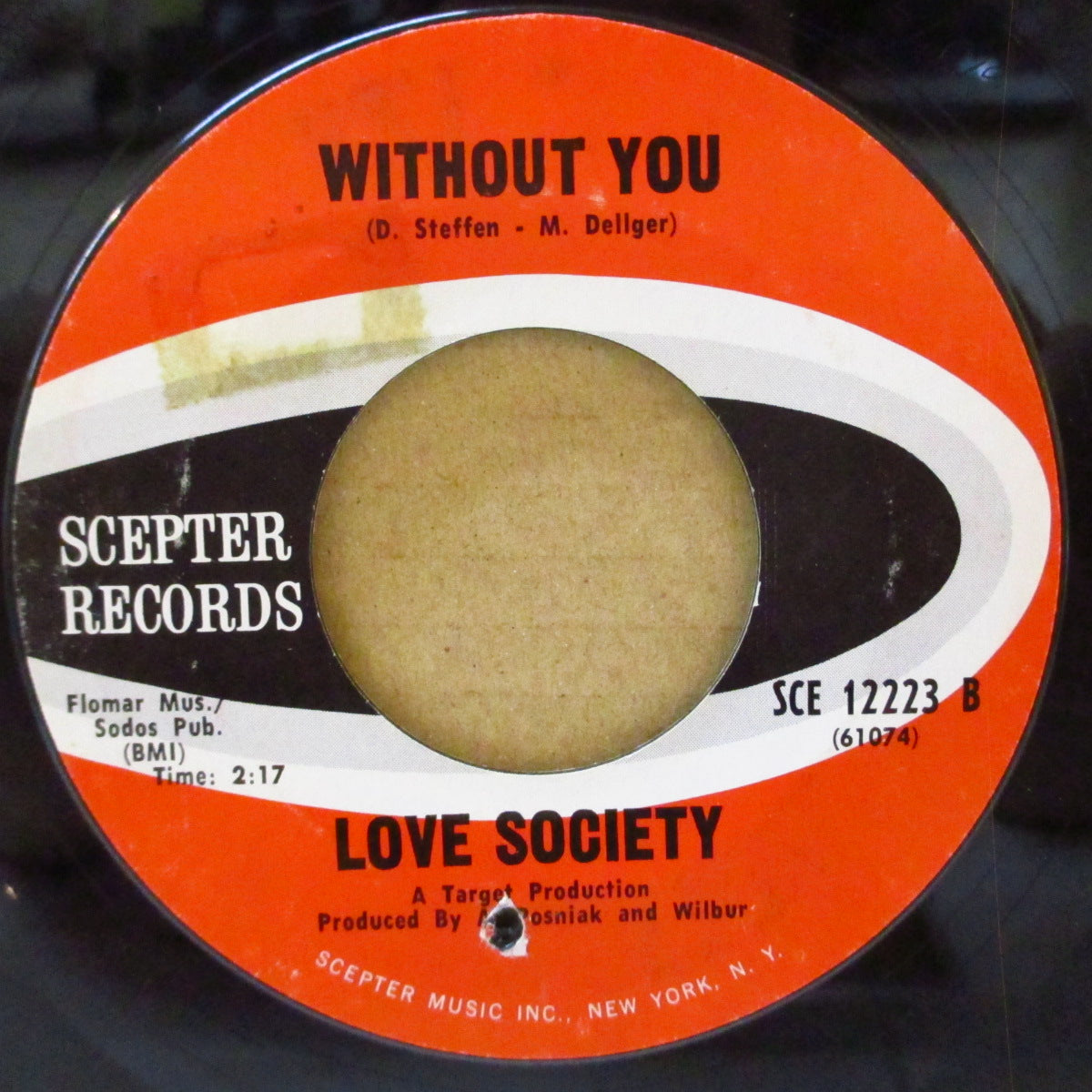 LOVE SOCIETY (ラブ・ソサエティ)  - Do You Wanna Dance (US '68 セプター社初回再発7インチ) 脱力スロウ・ソフトロック・カヴァ！