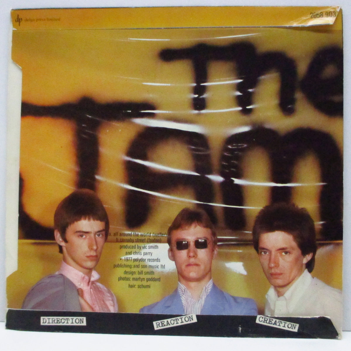 JAM, THE (ザ・ジャム)  - All Around The World (UK オリジナル 7"+初回「Delga」ジャケ)