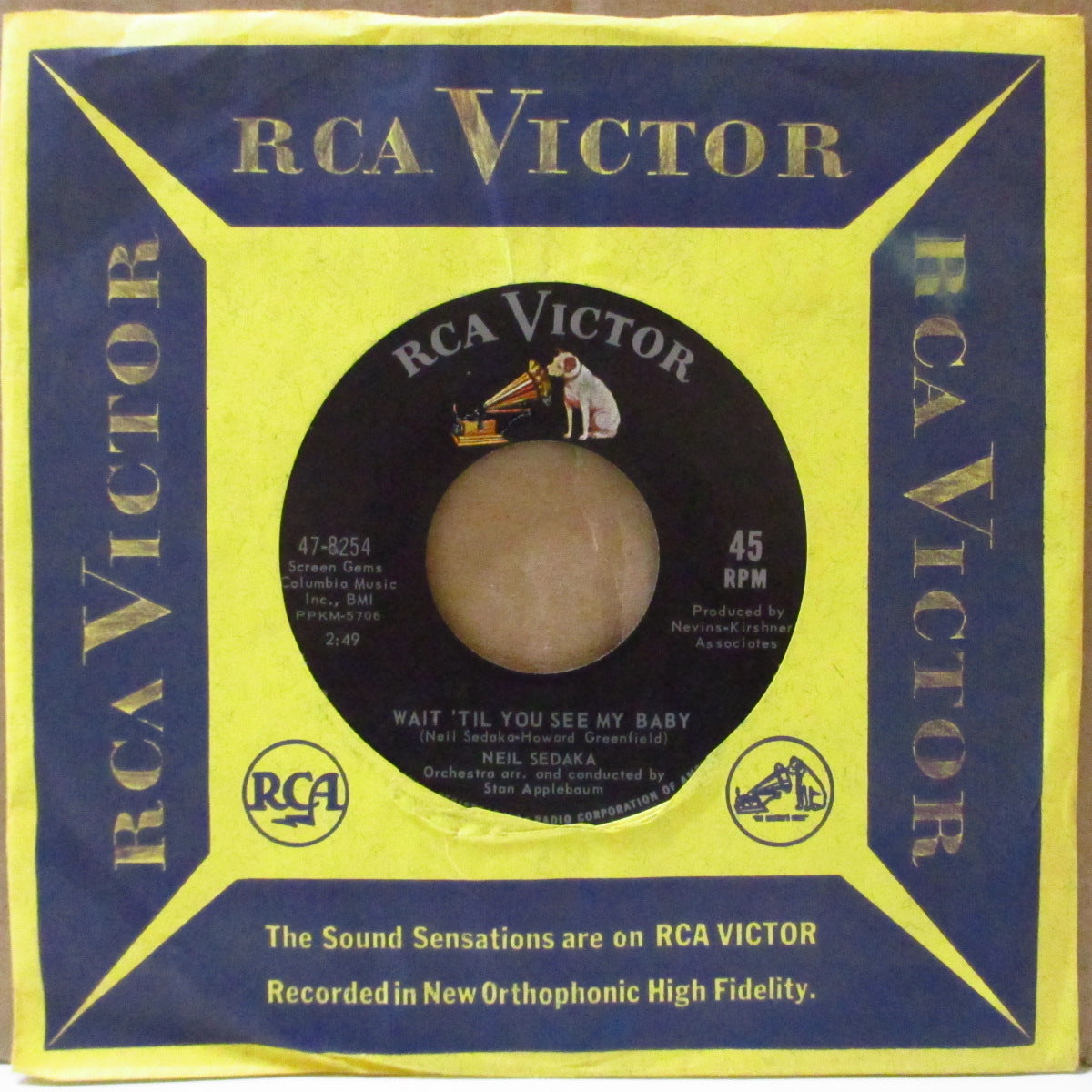 NEIL SEDAKA (ニール・セダカ)  - Bad Girl (US '63 オリジナル7インチ+カンパニースリーブ)哀愁美メロ・スロウ・ティーンポップ！