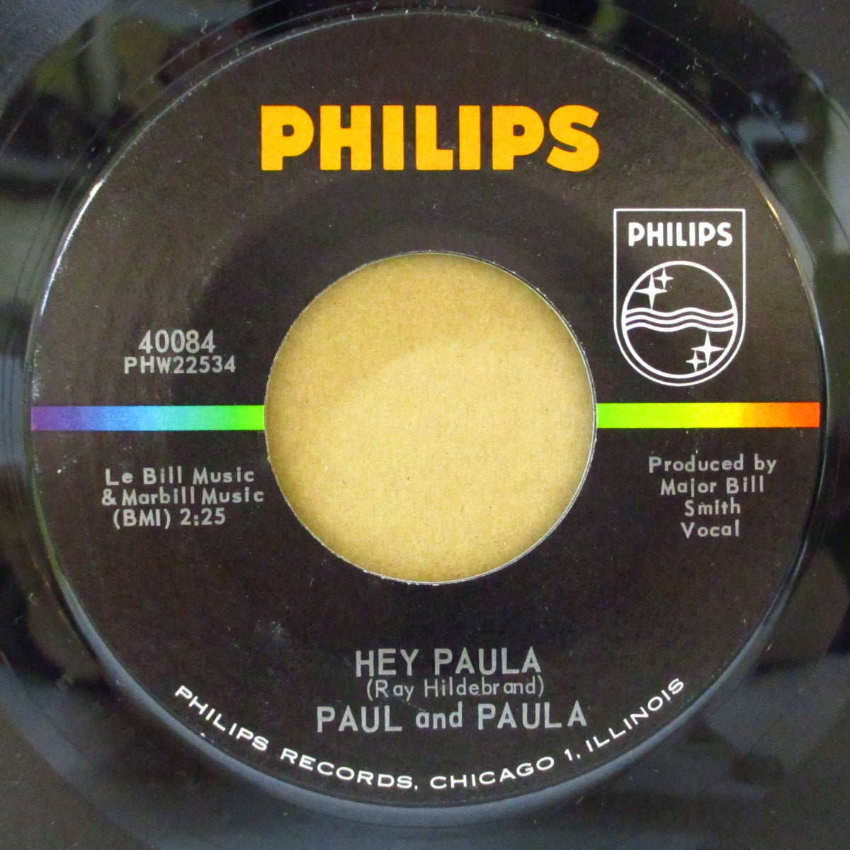 PAUL & PAULA (ポールとポーラ)  - Hey Paula (US オリジナル 7インチ)「グローイングアップ」収録の青春恋愛バラッド！