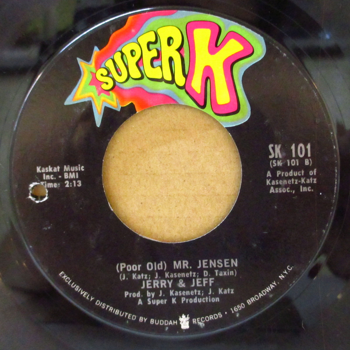 JERRY ＆ JEFF (ジェリー＆ジェフ = カセネッツ・カッツの覆面ユニット)  - Sweet Sweet Lovin' You (US '68 オリジナル 7インチ)美メロ・バブルガム・ノーザン！