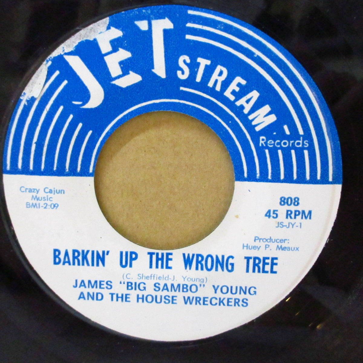 JAMES "Big Sambo" YOUNG & The House Wreckers (ジェームス（ビッグ・サンボ）ヤング)  - Barkin' Up The Wrong Tree / Funky Booty (US '74 オリジナル 7インチ)両面各種コンピ収録のディープ・ファンク！