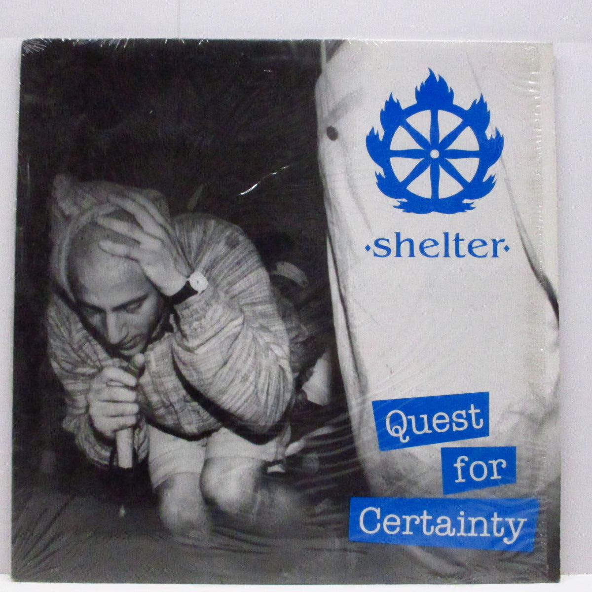 SHELTER (シェルター)  - Quest For Certainty (US '92 オリジナル LP+インサート）初期コンピ！
