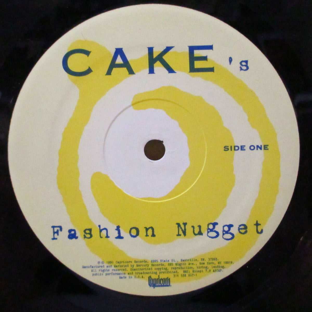 CAKE (ケイク) - Fashion Nugget (US オリジナル 「黒盤」LP