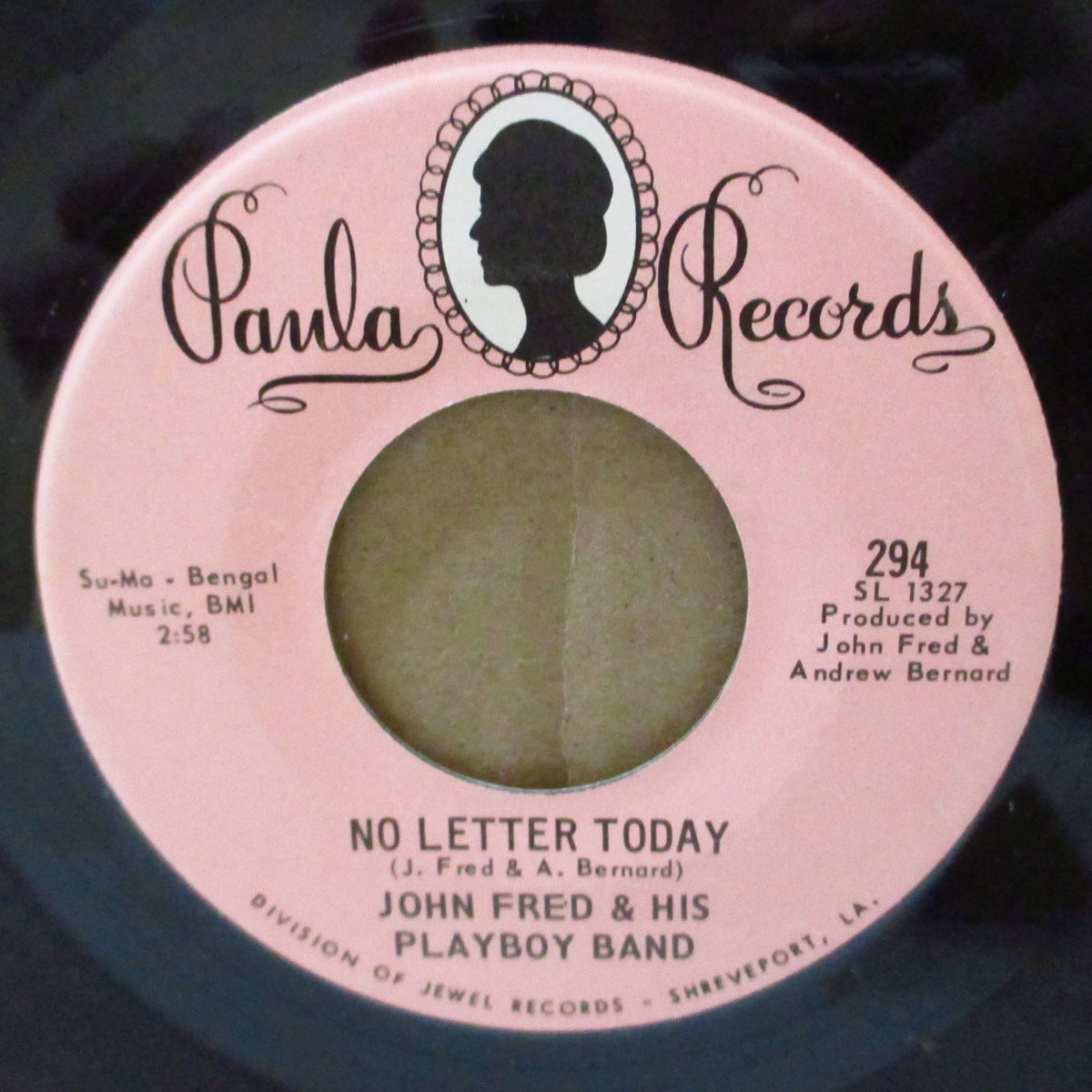 JOHN FRED ＆ HIS PLAYBOY BAND (ジョン・フレッド・アンド・ヒズ・プレイボーイ・バンド)  - Hey, Hey, Bunny (US '68 オリジナル7インチ)アップテンポ・バブルガム調ノーザン・ソウル名曲！