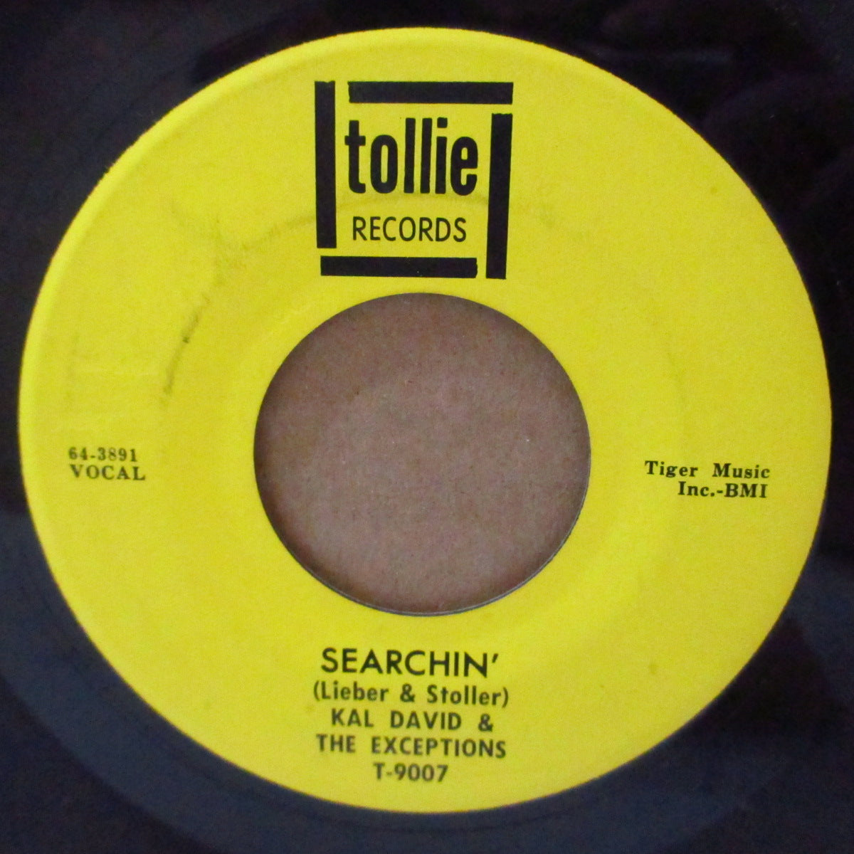 KAL DAVID & THE EXCEPTIONS  (カル・デヴィッド & ザ・エクセプションズ)  - Searchin' (US '64 オリジナル7インチ)シカゴ・ガレージ、MOD-R&Bビート・カバー！