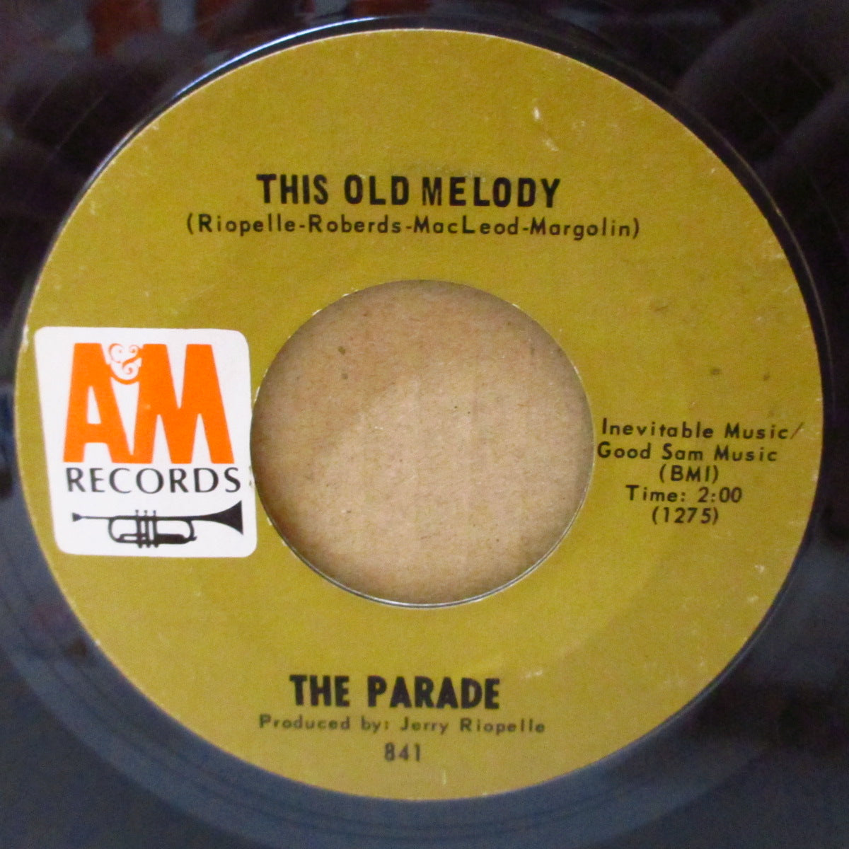 PARADE, THE (ザ・パレード)  - Sunshine Girl / This Old Melody (US '67 オリジナル 7インチ)サンシャイン・ポップ大名曲！