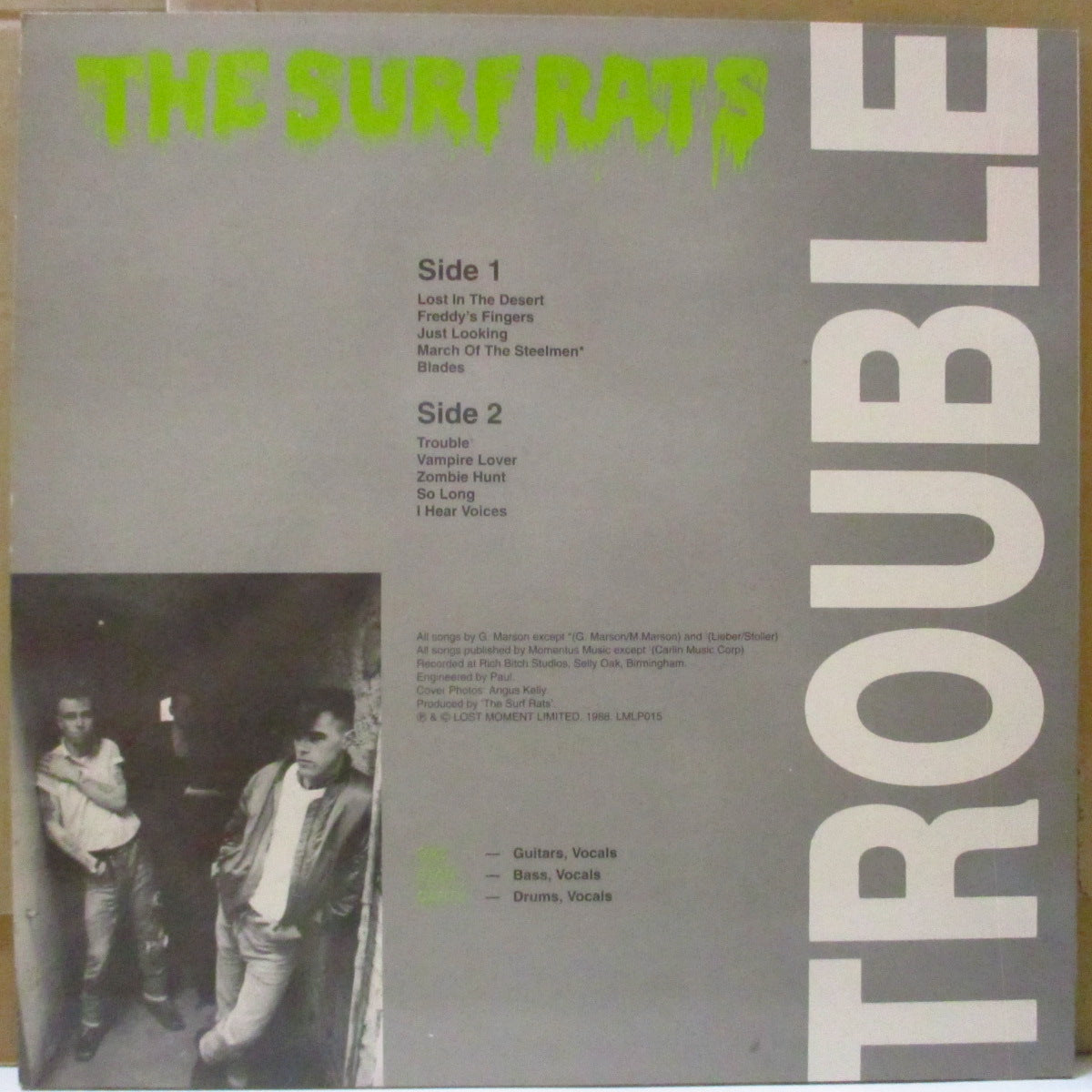 SURF RATS (サーフ・ラッツ)  - Trouble (UK オリジナル LP)