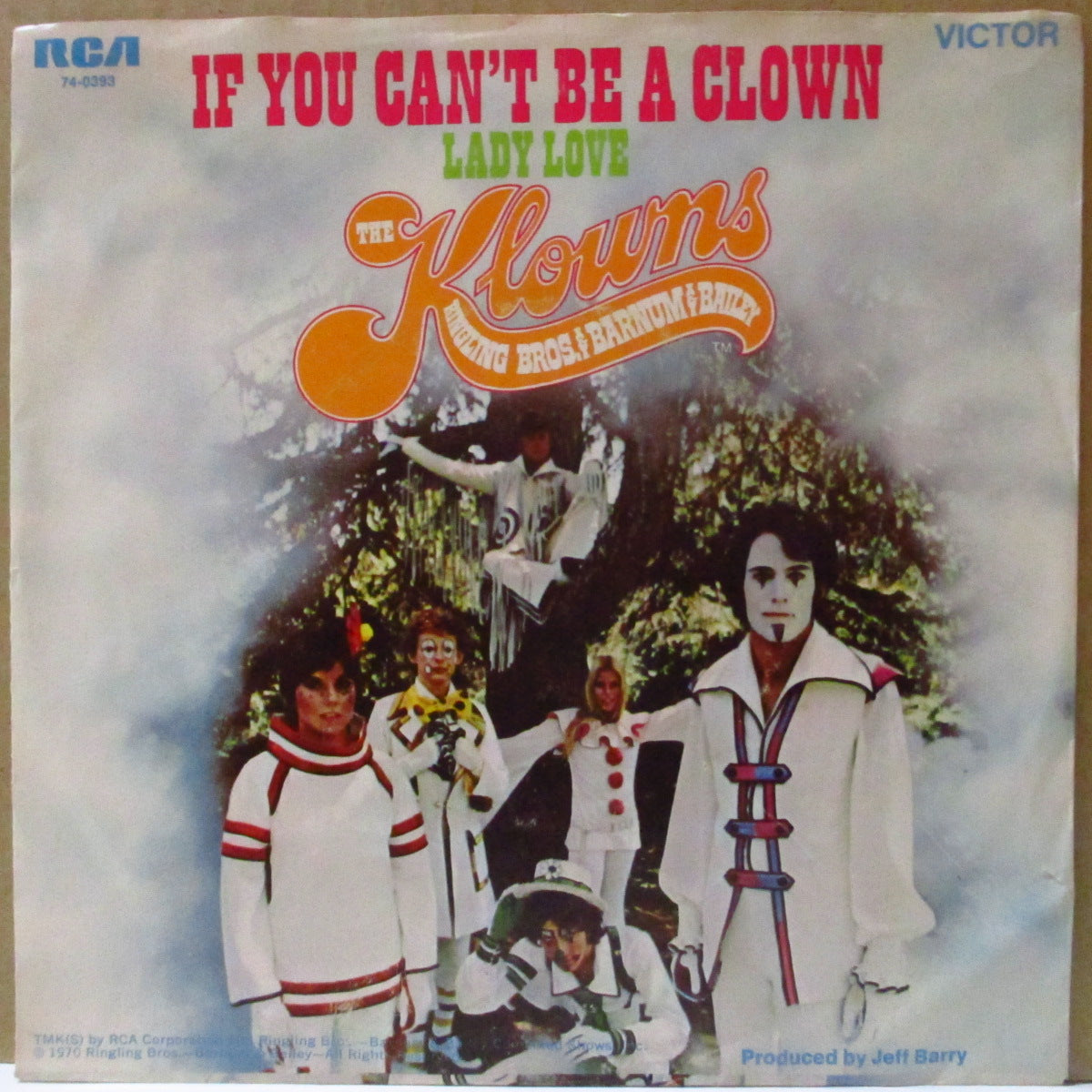KLOWNS,  THE (ザ・クラウンズ)  - If You Can't Be A Clown (US '70 オリジナル・ジャケ付 7インチ)ソフトロック！