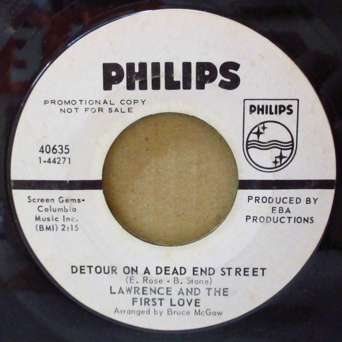 LAWRENCE AND THE FIRST LOVE (ローレンス・アンド・ザ・ファースト・ラヴ)  - Everyday / Peggy Sue (US '69 プロモ・白ラベ7インチ) バディ・ホリー名曲のバブルガムポップ・アレンジ、メドレー・カヴァー！