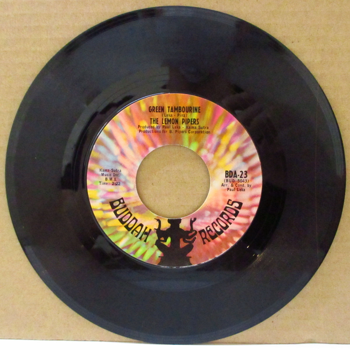 LEMON PIPERS, THE (ザ・レモン・パイパーズ)  - Green Tambourine (US '67 オリジナル 7インチ)全米1位バブルガム・ポップの先駆け哀愁美メロ・サイケ・ポップ名曲！