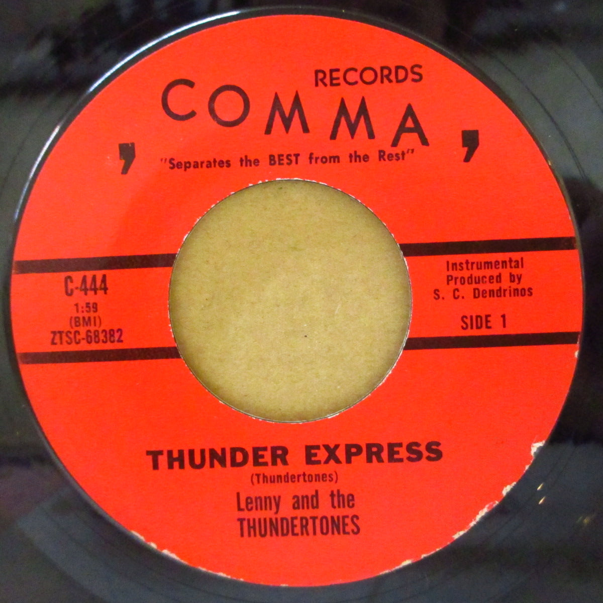 LENNY AND THE THUNDERTONES (レニー＆ザ・サンダートーンズ)  - Thunder Express  (US '61 オリジナル 7インチ)ロッキン・ギター・インスト！