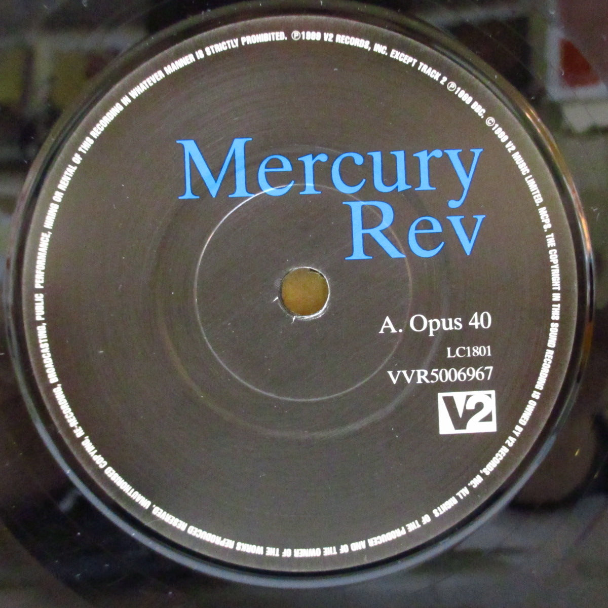 MERCURY REV (マーキュリー・レヴ)  - Opus 40 (UK オリジナル 7インチ+光沢固紙ジャケ)