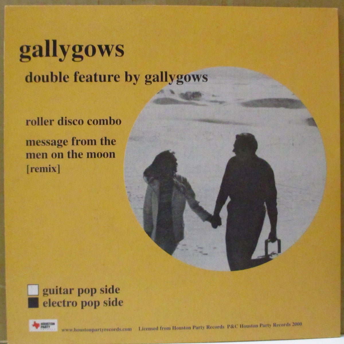 GALLYGOWS (ギャリーゴーズ)  - Double Feature By Gallygows (Japan オリジナル 7インチ+光沢固紙ジャケ)