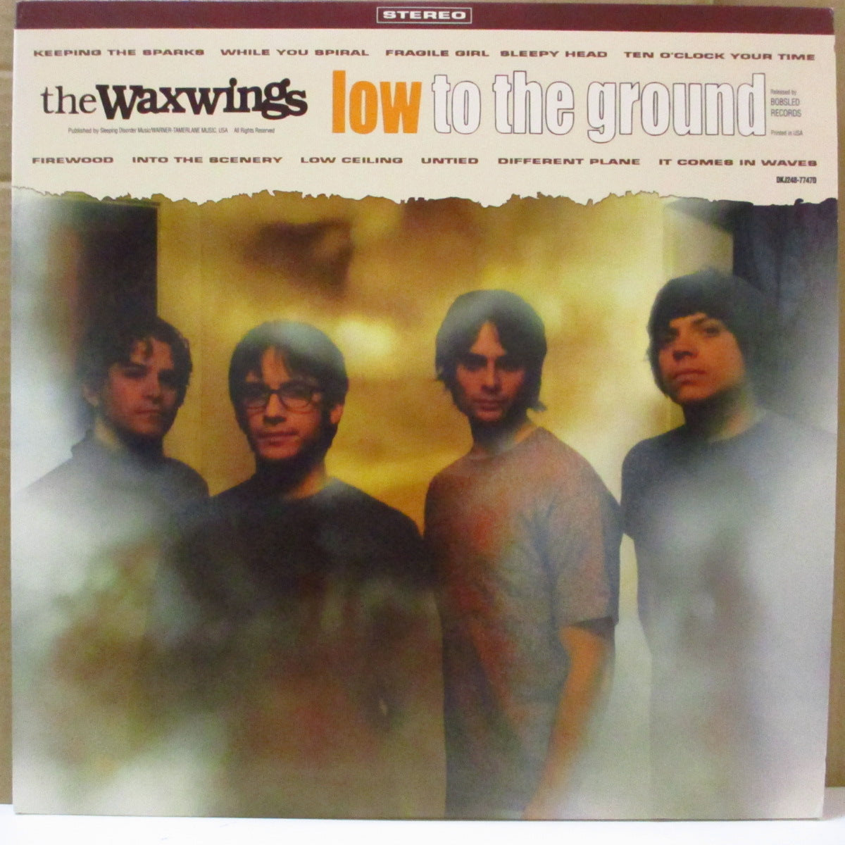 WAXWINGS, THE (ザ・ワックスウイングス)  - Low To The Ground (US オリジナル180グラム重量 LP+インナー, サイン入りポスター) '00年1stアルバム