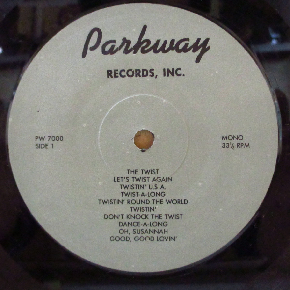 CHUBBY CHECKER (チャビー・チェッカー)  - The KIng Of Twist (EU 90's 限定「グレイ・ラベ Ver.」モノラル LP/廃盤)ツイスト・ブームの立役者ベスト20曲