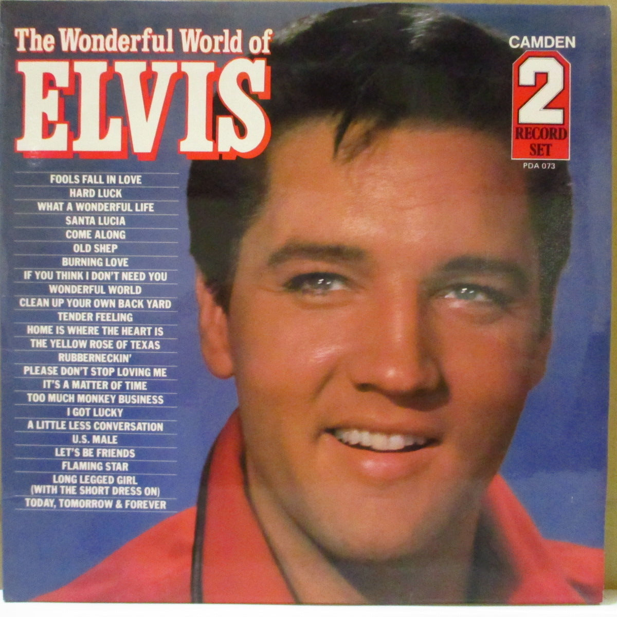 ELVIS PRESLEY (エルヴィス・プレスリー)  - The Wonderful World Of Elvis (UK '81 限定再発 LPx2枚組/光沢見開きジャケ)英マークス&スペンサー店頭販促限定販売作コンピの、'81年RCA系列カムデン社再発。