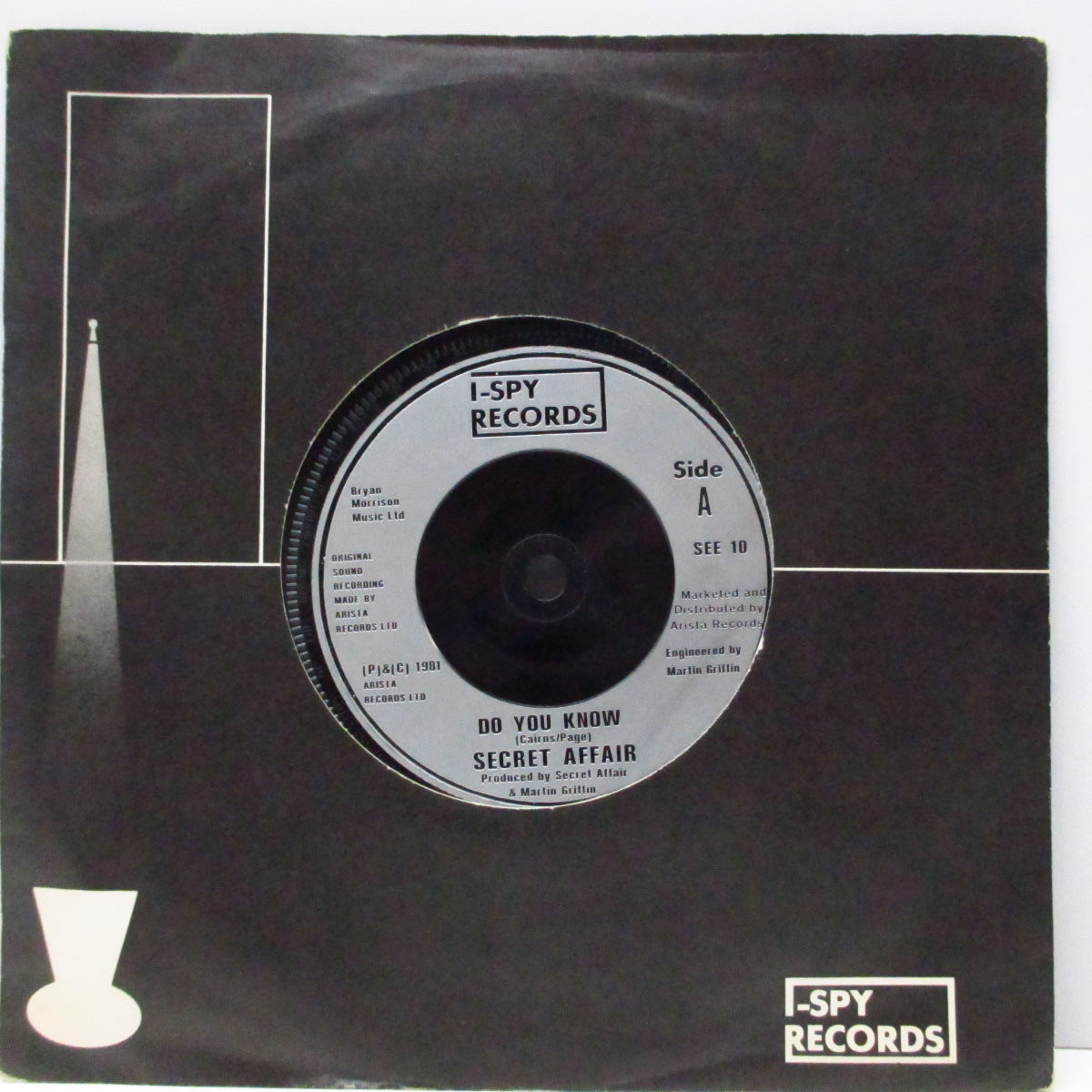 SECRET AFFAIR (シークレット・アフェア)  - Do You Know / Dance Master (UK '81 再発「銀プララベ」7"/カンパニースリーブ）