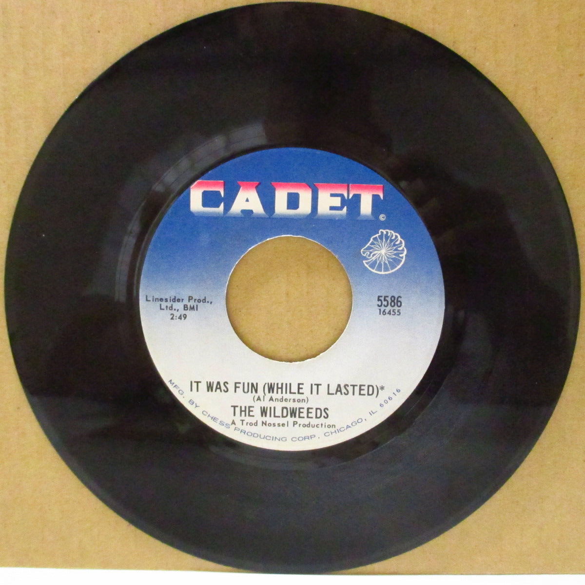 WILDWEEDS, THE (ザ・ワイルドウィーズ = NRBQのアル・アンダーソン)  - It Was Fun (While It Lasted) (US '68 オリジナル7インチ)哀愁美メロ・ブルー・アイド・ソウル隠れ名曲。
