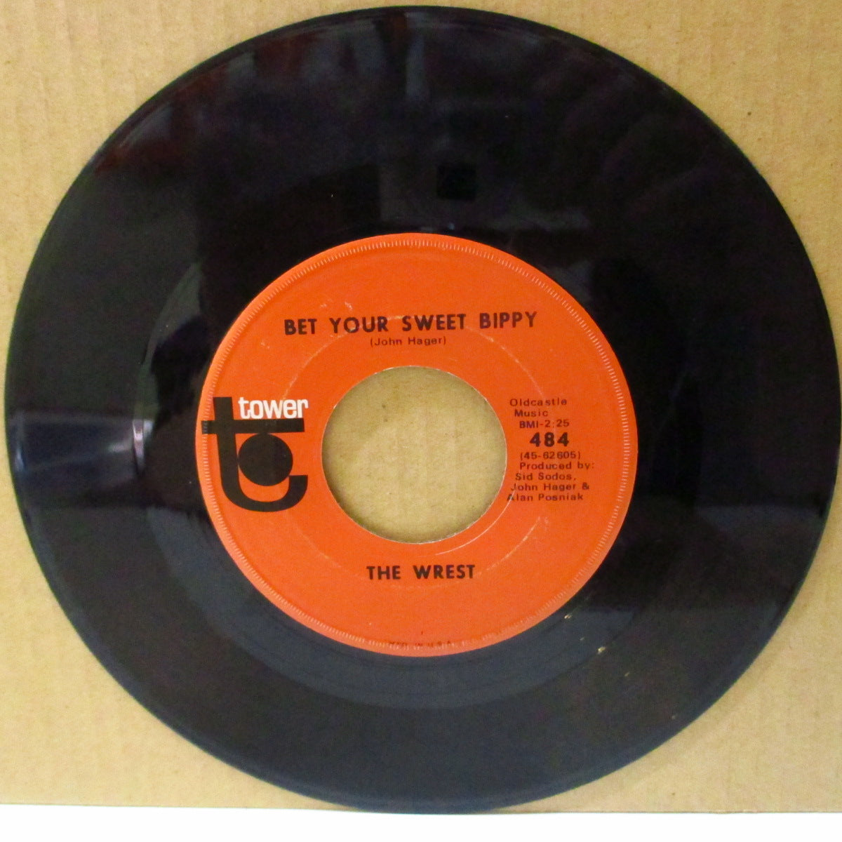 WREST, THE (ザ・レスト)  - Bet Your Sweet Bippy (US '69 タワー社再発 7インチ)バブルガム・ポップ＆ルーズなサイケポップ！