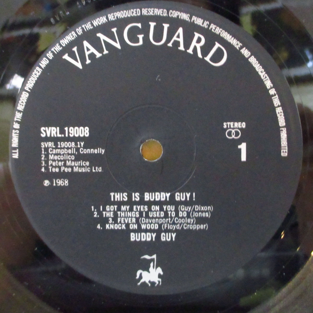 BUDDY GUY (バディ・ガイ)  - This Is Buddy Guy ! (UK '68 オリジナル・ステレオ LP/両面コーティング・ジャケ) 68年初のライブアルバム。近年稀な奇跡の美品！