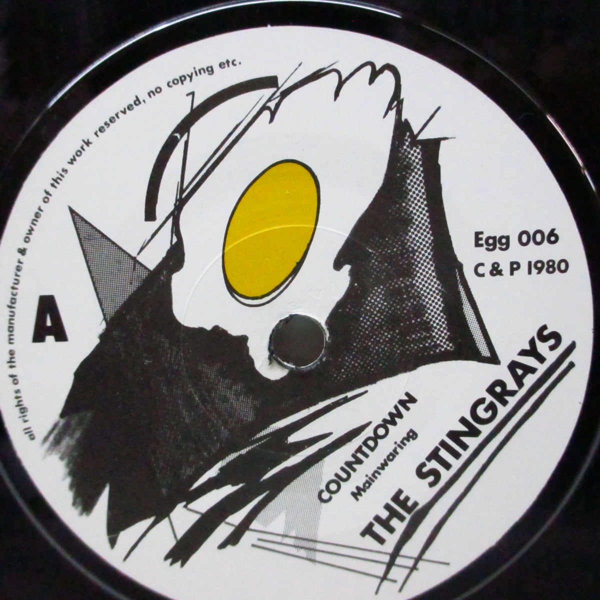 STINGRAYS, THE (ザ・スティングレイズ)  - Countdown +2 (UK オリジナル 7"/光沢ソフト紙折り返しジャケ付) '80年唯一シングル！