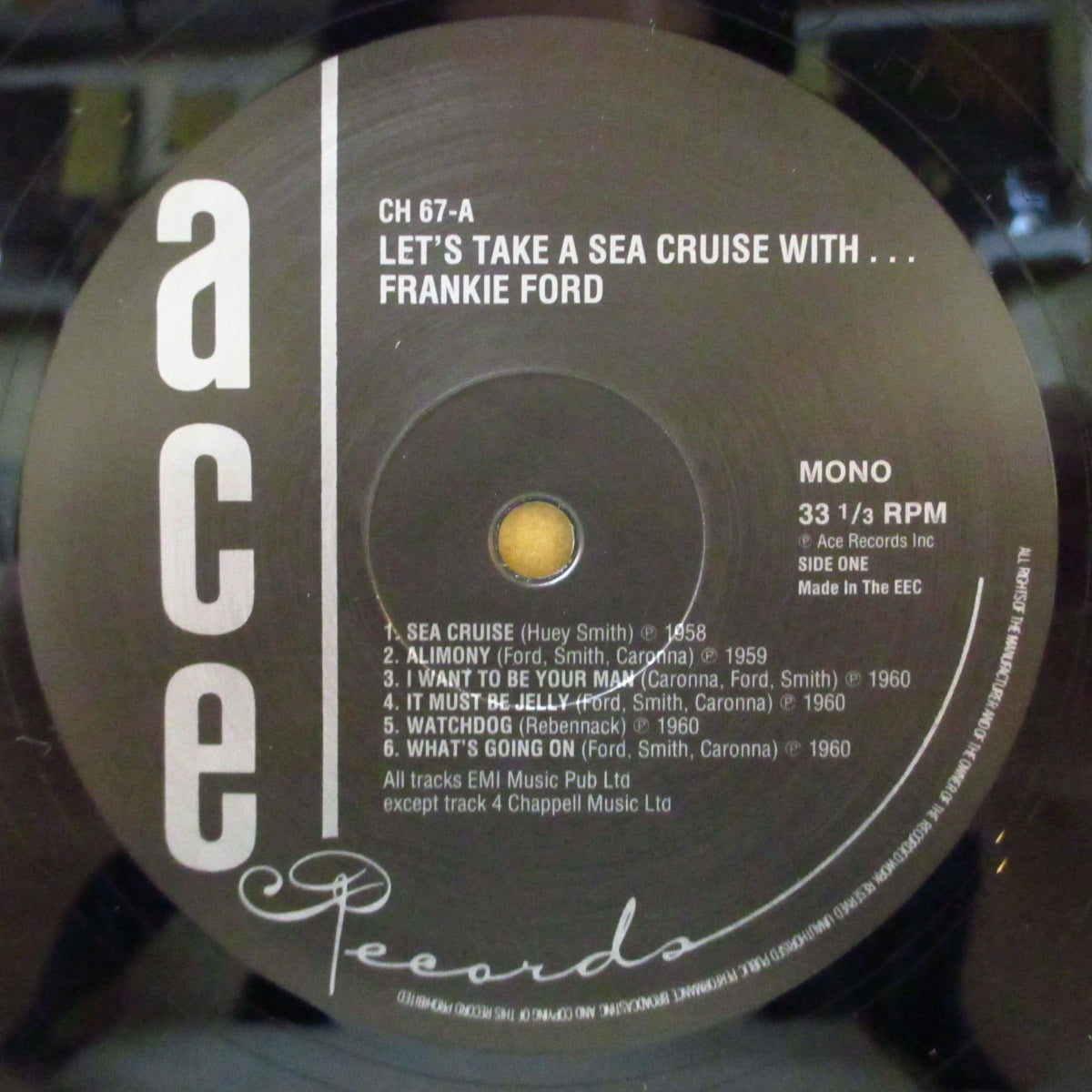 FRANKIE FORD (フランキー・フォード) - Let's Take A Sea Cruise (UK