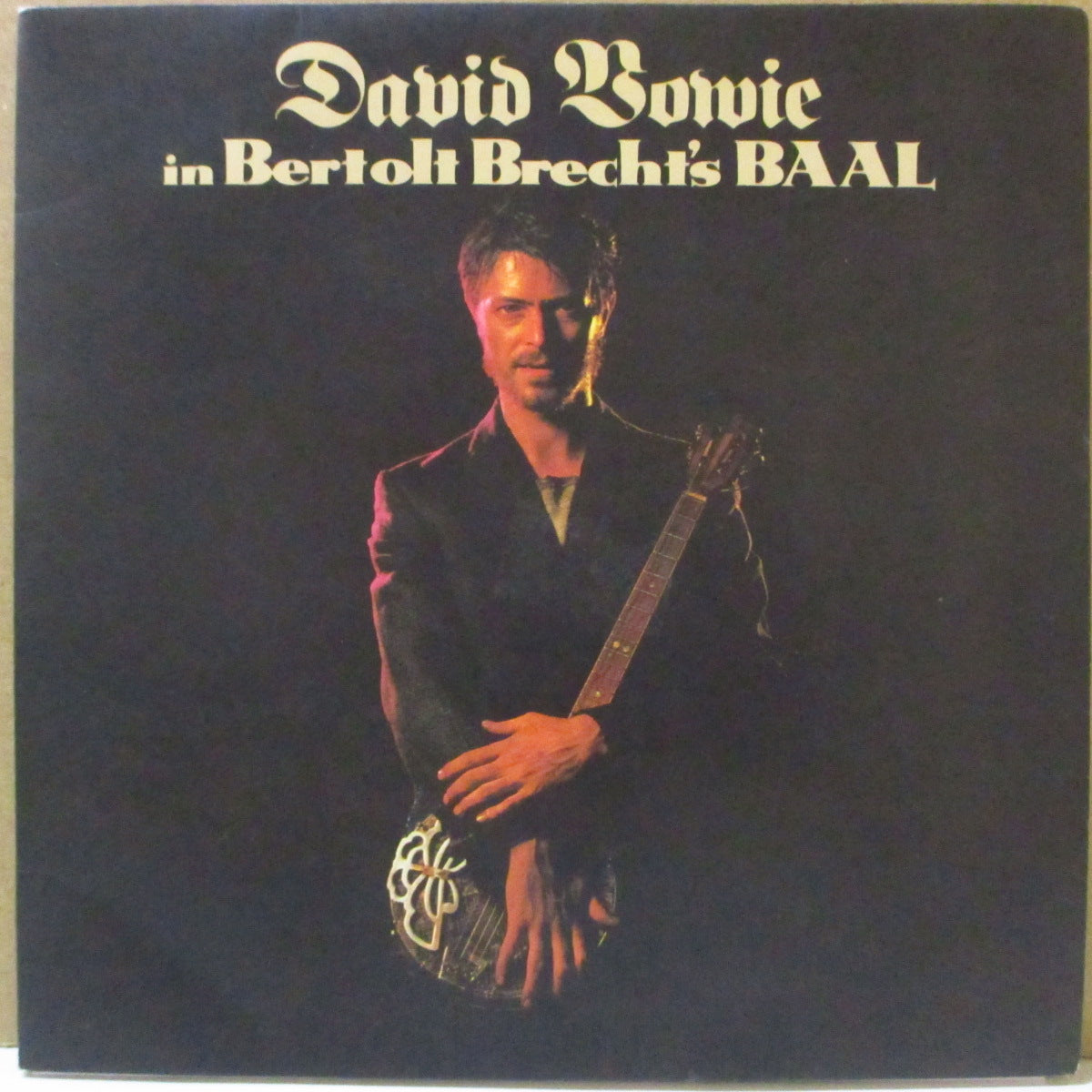 DAVID BOWIE (デヴィッド・ボウイ)  - In Bertolt Brecht's Baal (UK '82 オリジナル5曲入り「ラウンドセンター」 7インチ+黒インナー/マット固紙三面見開きジャケ)