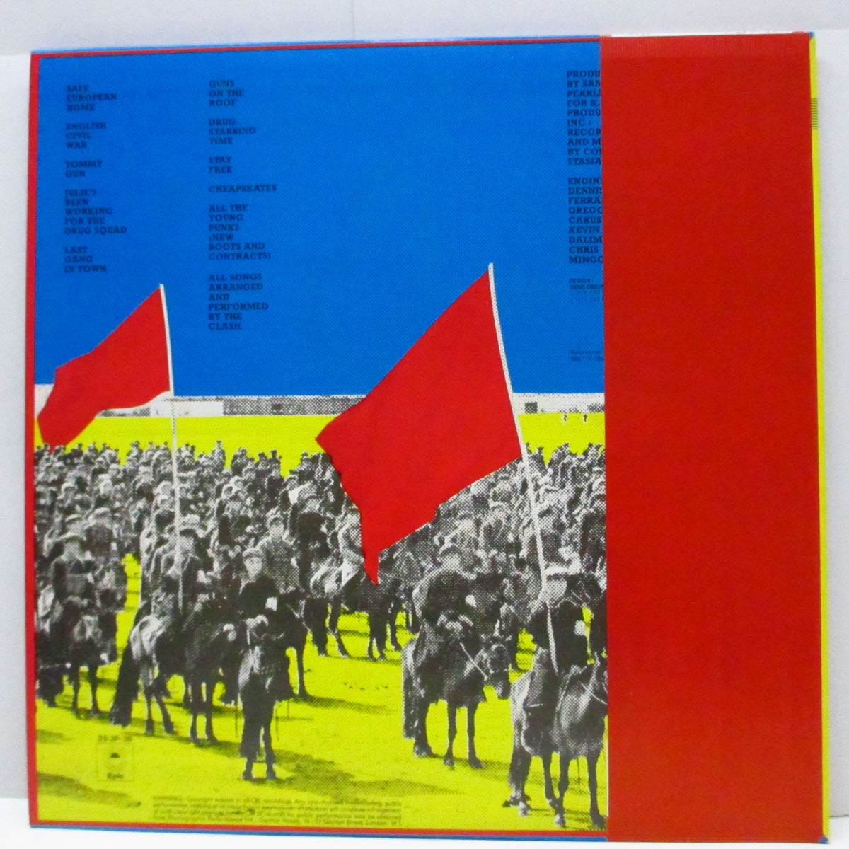 CLASH, THE (クラッシュ)  - 動乱 : 獣を野に放て Give'em Enough Rope (Japan オリジナルLP+帯）近年稀な美品！