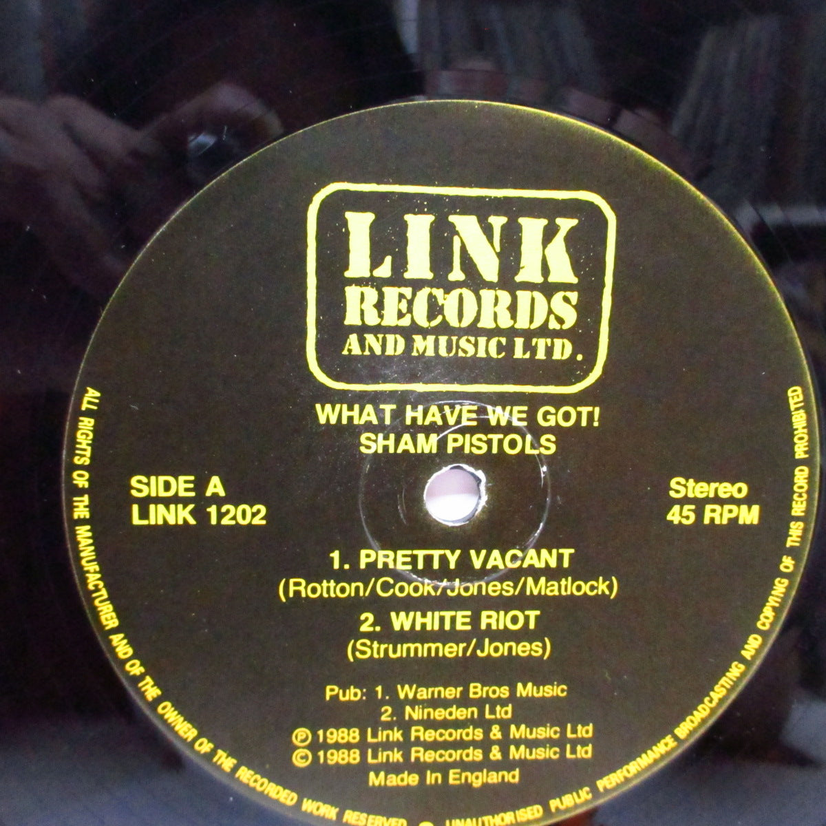 SHAM PISTOLS (シャム・ピストルズ)  - What Have We Got! (UK オリジナル 12") シャム 69とピストルズの合体バンド !