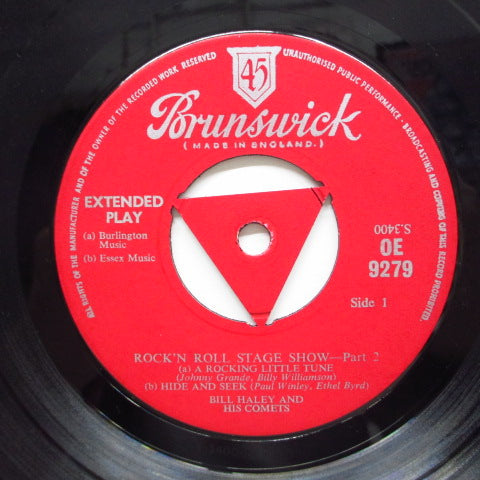 BILL HALEY & HIS COMETS (ビル・ヘイリー＆ヒズ・コメッツ)  - Rock 'n Roll Stage Show Part 2 (UK Orig.EP/CFS)