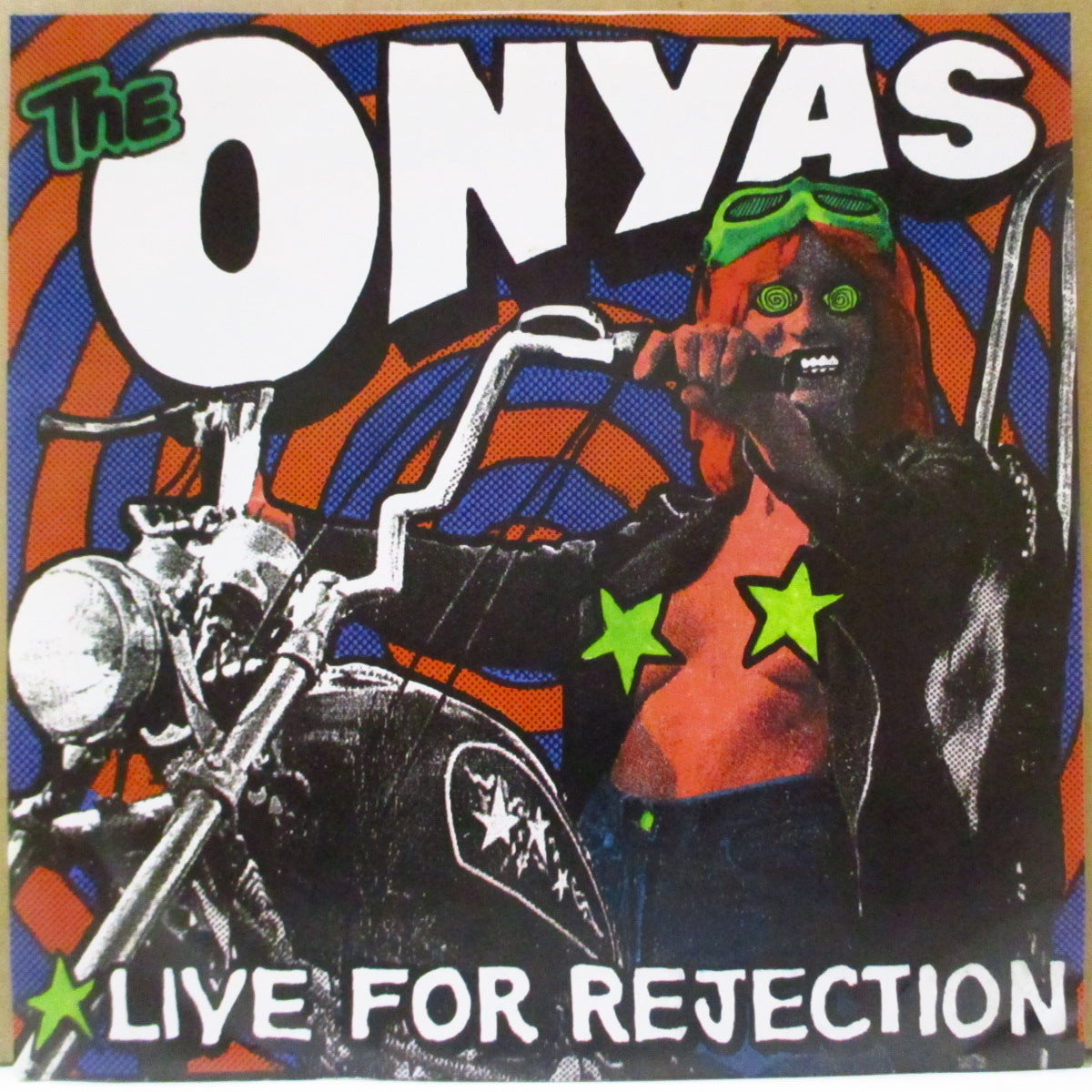 ONYAS, THE (ジ・オンヤス)  - Live For Rejection +2 (Canada オリジナル 7インチ+光沢ソフト紙ジャケ, インサート) '97年シングル