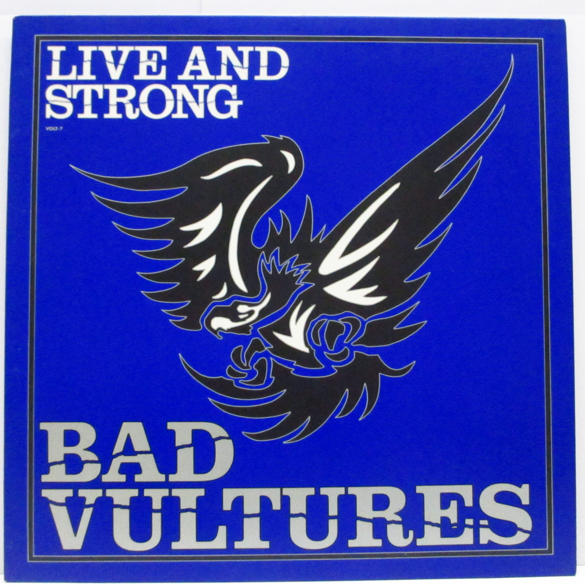 BAD VULTURES (バッド・バルチャーズ)  - Live And Strong (US '94年初回オリジナル「黒盤」LP/青ジャケ）'91〜'93年スタジオ＆ライブ！