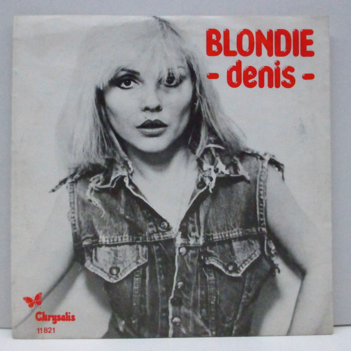 BLONDIE (ブロンディ)  - Denis (Dutch オリジナル「赤ロゴラベ」黒盤 7"+マットソフト紙ジャケ)