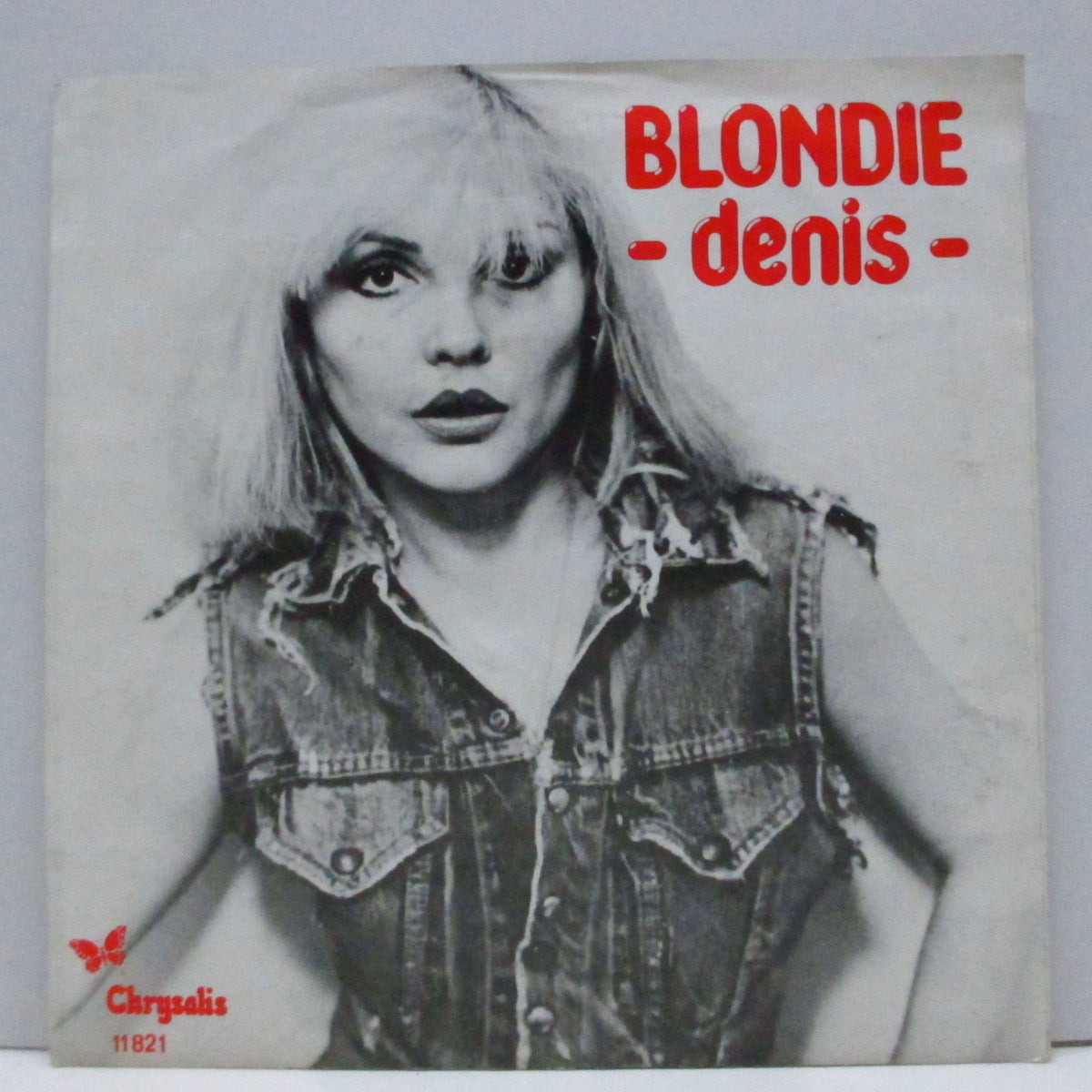 BLONDIE (ブロンディ)  - Denis (Dutch オリジナル「赤ロゴラベ」黒盤 7"+マットソフト紙ジャケ)