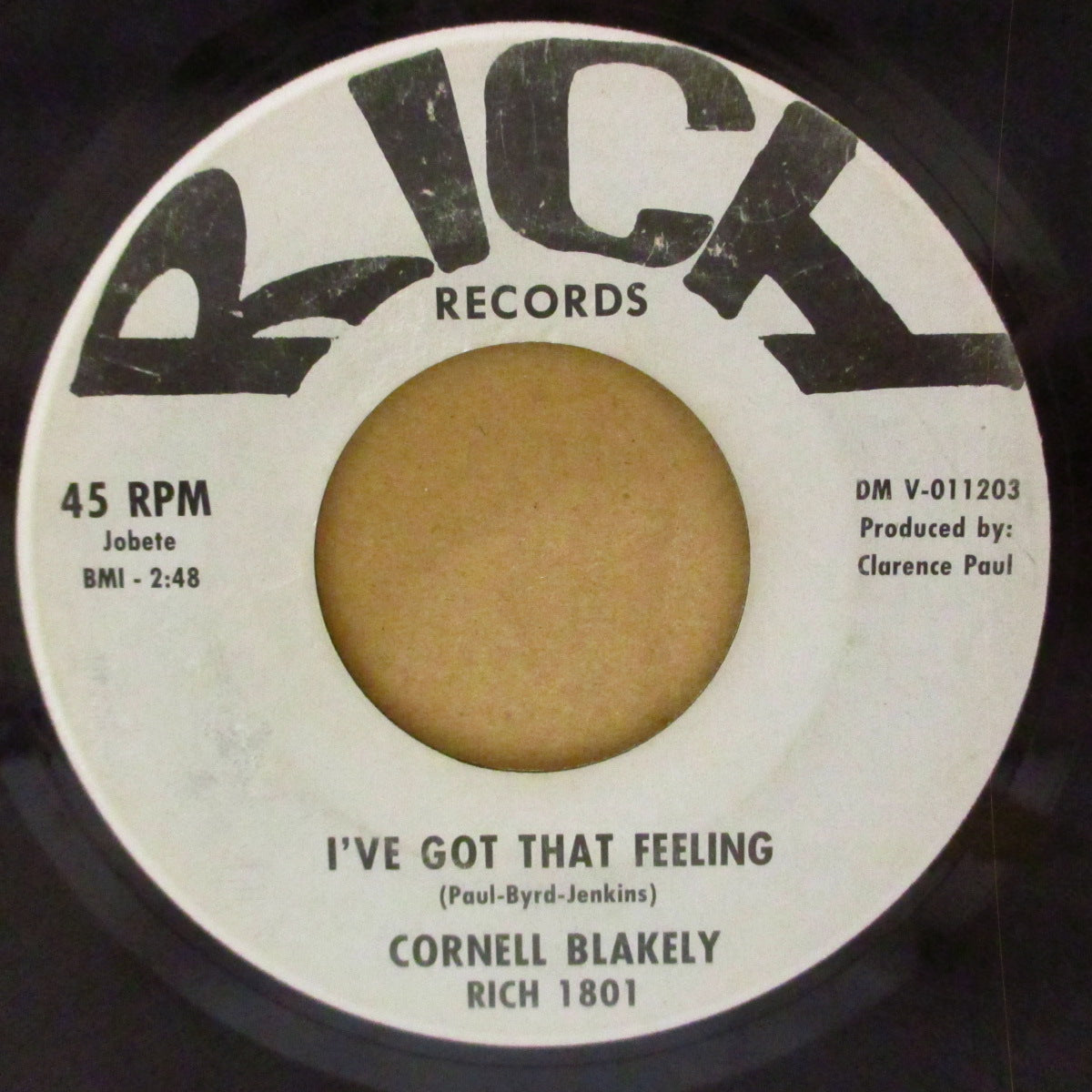 CORNELL BLAKELY (コーネル・ブレイクリー)  - I Want My Share (US '63 オリジナル 7インチ) POPCORN調ニューブリードR&Bノーザン！