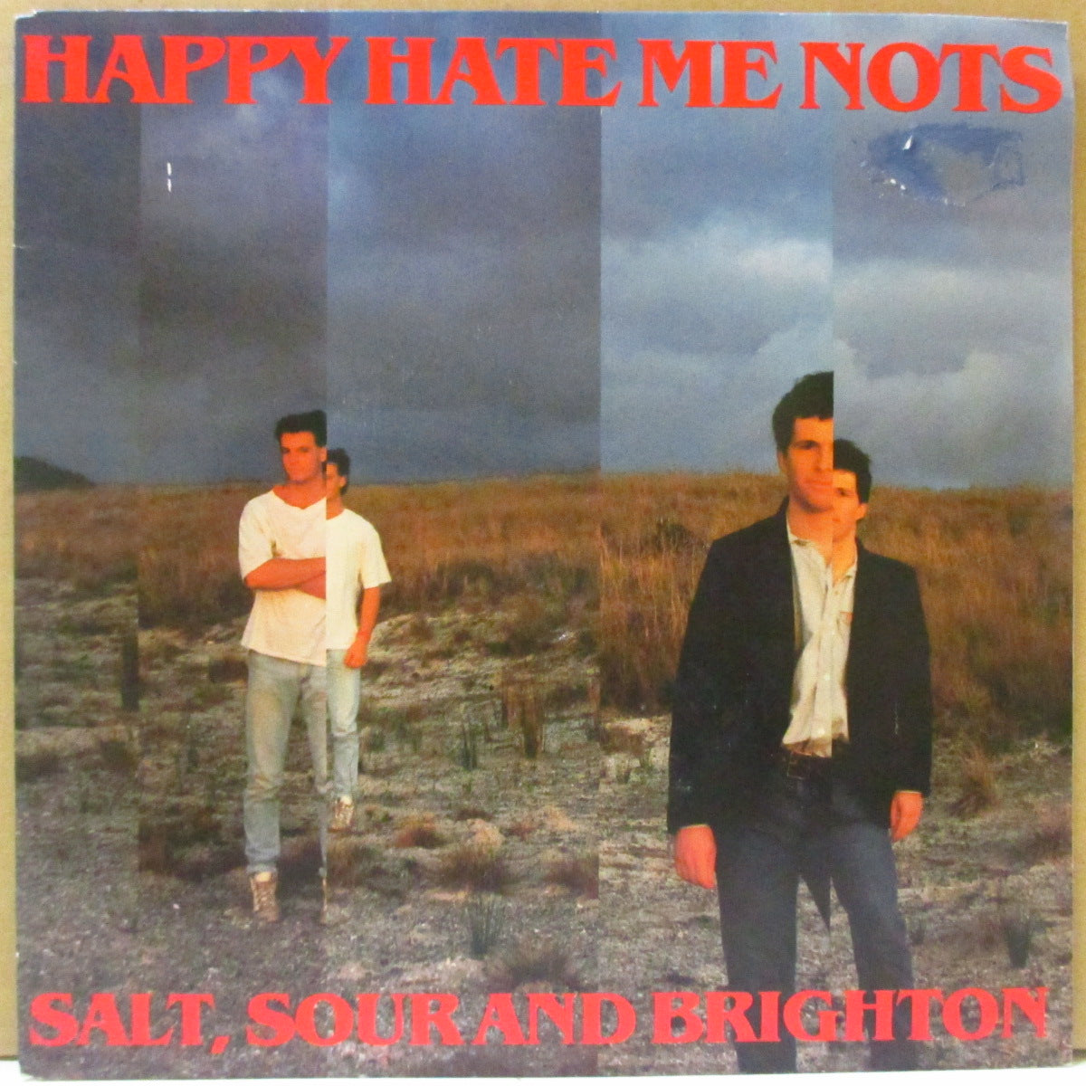 HAPPY HATE ME NOTS (ハッピー・ヘイト・ミー・ノッツ)  - Salt Sour And Brighton (OZ オリジナル 7インチ+光沢固紙ジャケ, インサート) '87年シングル