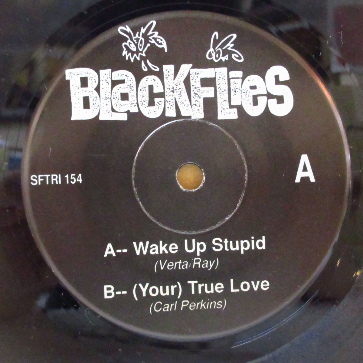 BLACKFLIES (ブラックフライズ)  - Wake Up Stupid (US オリジナル 7インチ+光沢固紙ジャケ) '92年シングル