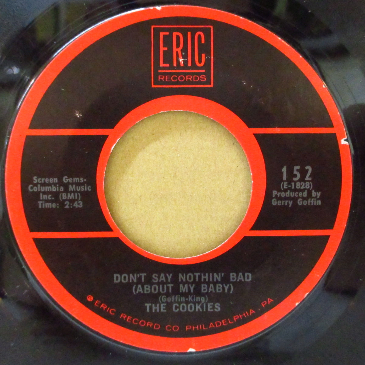 COOKIES, THE (ザ・クッキーズ)  - Chains / Don’t Say Nothin’ Bad (US 70's 再発7インチ)キャロル・キング溺愛ガールグループ、ヒット2曲カップリング