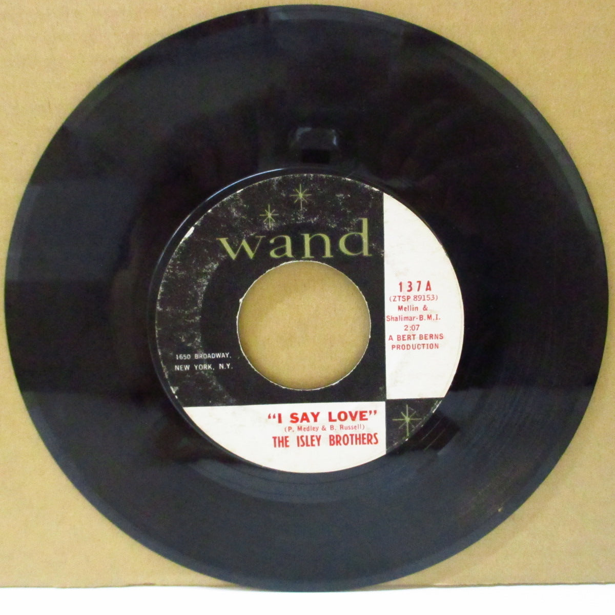 ISLEY BROTHERS (アイズレー・ブラザーズ)  - I Say Love / Hold On Baby (US '63 オリジナル 7インチ) ラテンR&Bソウル！