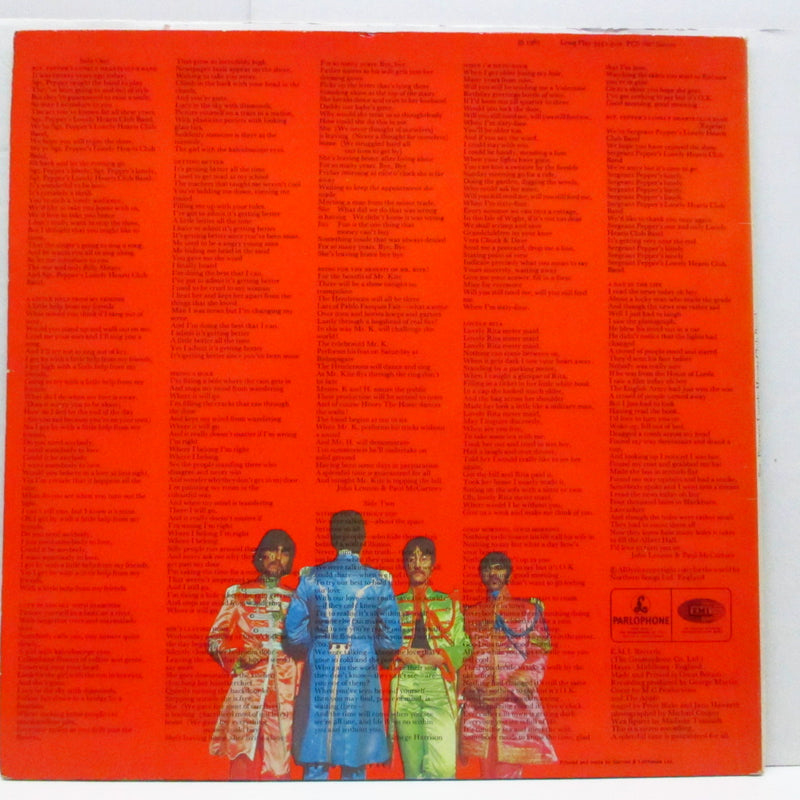 BEATLES (ビートルズ)  - Sgt.Peppers Lonely Hearts Club Band (UK 70's 再発「All Right〜 Rim / 2xEMI 」ステレオ LP+インサート/「バーコード無」見開ジャケ）