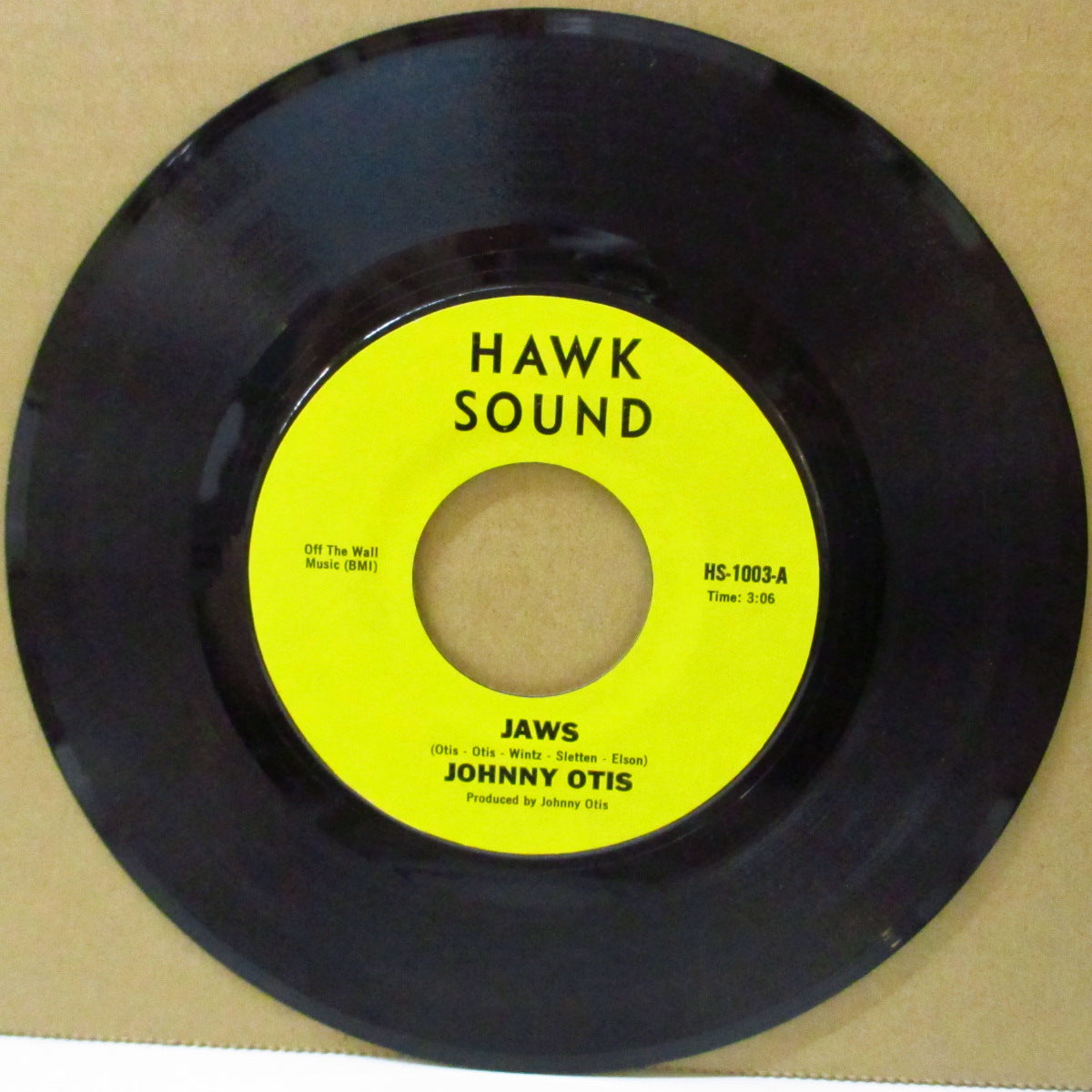 JOHNNY OTIS (ジョニー・オーティス)  - Jaws / Good To The Last Drop (US オリジナル「黒ブロック・ロゴ ver」7インチ)アップテムポ・キラー・ファンク+クロスオーヴァー！