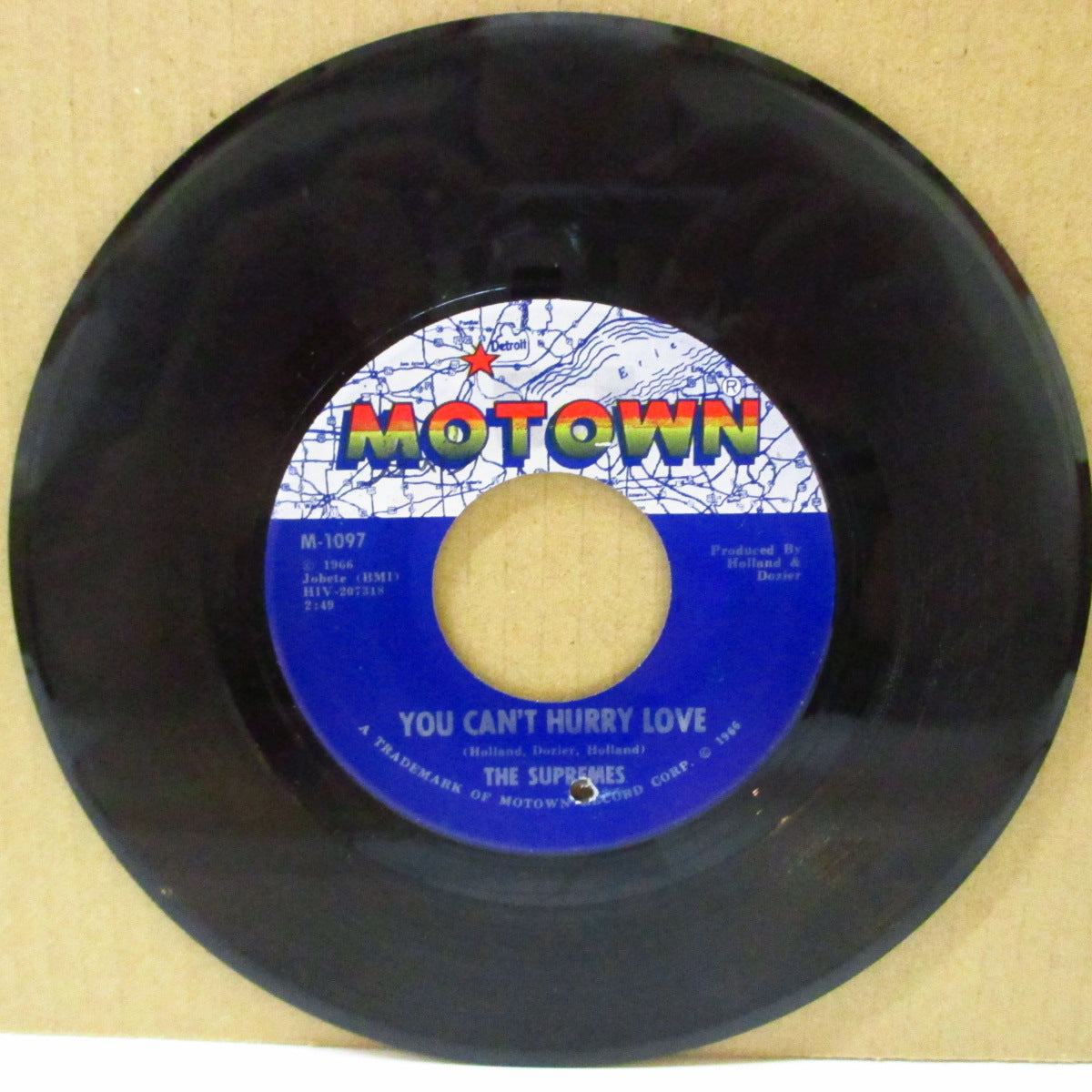 SUPREMES (ザ・スプリームス)  - You Can't Hurry Love (US '66 オリジナル7インチ) 美メロ・ノーザン名曲「恋はあせらず」