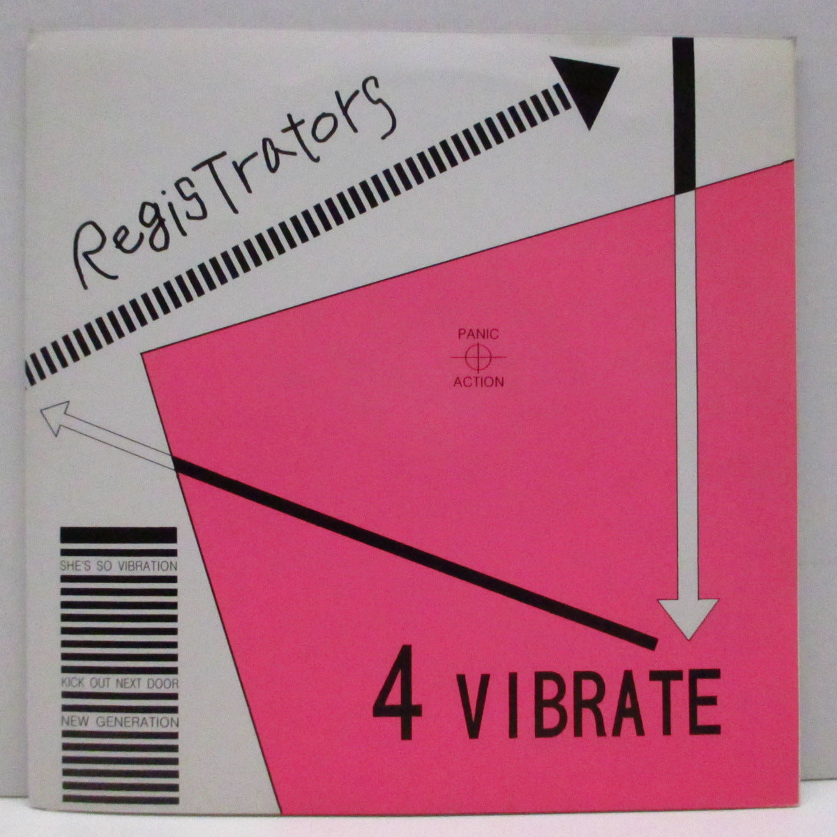 REGISTRATORS (レジストレーターズ)  - 4 Vibrate (Japan '97 オリジナル4曲入り 7"/光沢ソフト紙二つ折りジャケ)