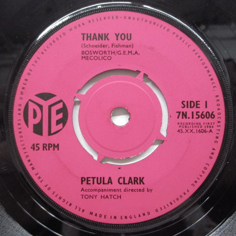 PETULA CLARK - Thank You (UK Orig)