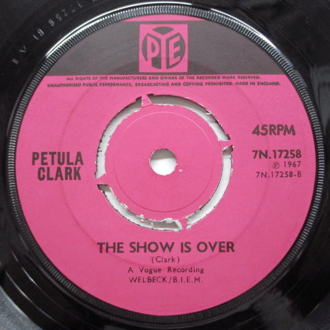 PETULA CLARK - This Is My Song (UK Orig.Round Center)