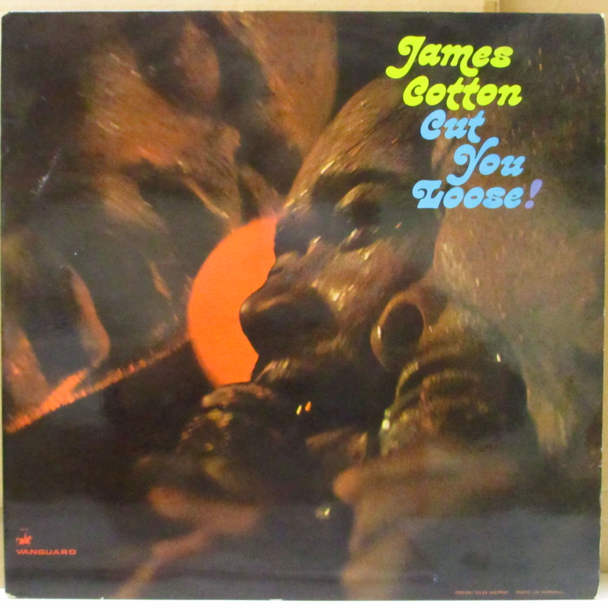 JAMES COTTON (ジェイムズ・コットン)  - Cut You Loose ! (UK '68 オリジナル・ステレオ LP/両面コーティング・ジャケ) '68年ソロ・デビュー・アルバム。近年稀な美品！