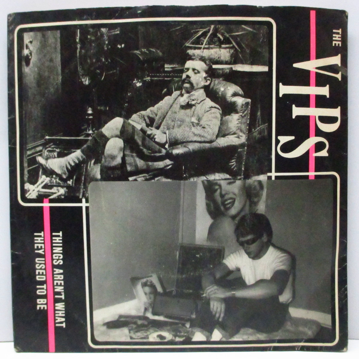 V.I.P.'s, THE (ザ・ヴィップス)  - Things Aren’t What They Used To Be (UK オリジナル「緑ラベ」ラウンドセンター7"/光沢固紙折り返ジャケ)
