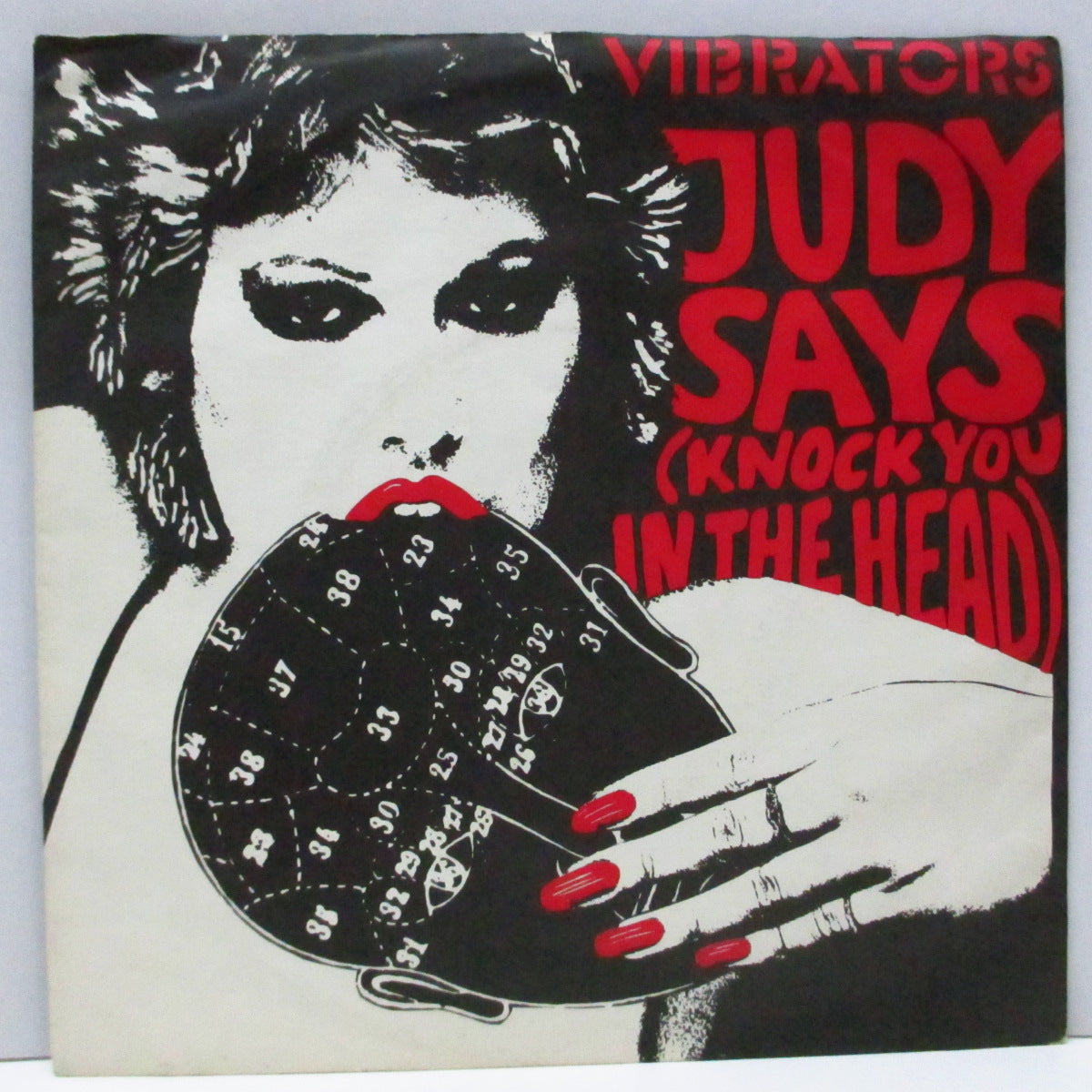 VIBRATORS, THE (ヴァイブレーターズ)  - Judy Says : Knock You In The Herad (UK オリジナル 7"/マットソフト紙折り返ジャケ) A面アルバム未収録！