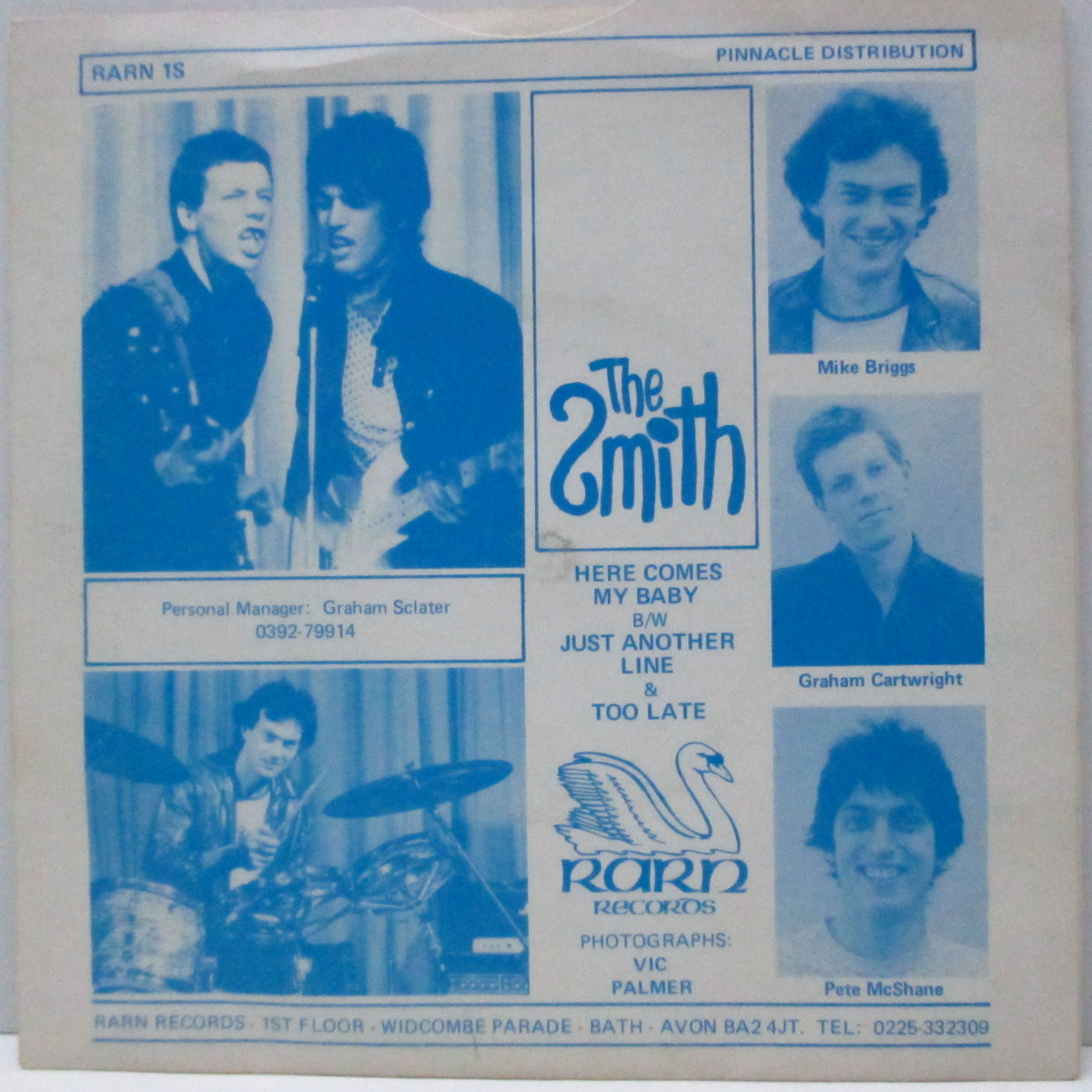 SMITH, THE (ザ ・スミス)  - Here Comes My Baby (UK オリジナル 7"/光沢固紙ジャケ) '81年唯一シングル！